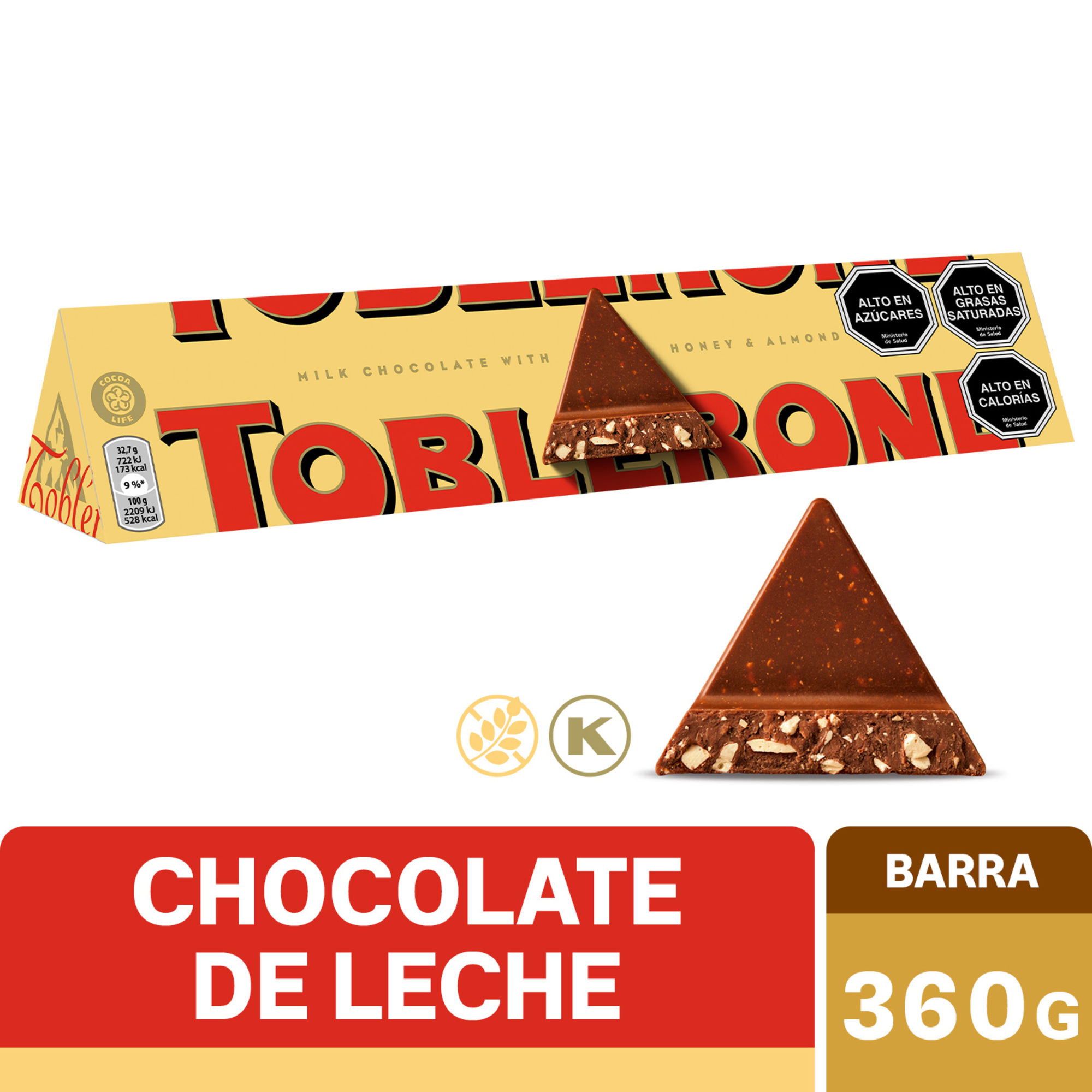 Chocolate De Leche Caja 360 g Toblerone