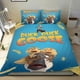 thumbnail image 1 of Pato y Ganso Conjunto de sábanas temático, trío de piezas, cómodo y amigable con la piel, diseño único, regalo de decoración para el hogar para familiares, amigos y fans, 90 cm * 190 cm, 1 of 6