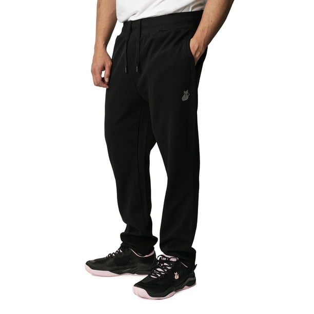 Pantalon Tilki Algodon Straight Lehinde Negro Tenis Padel