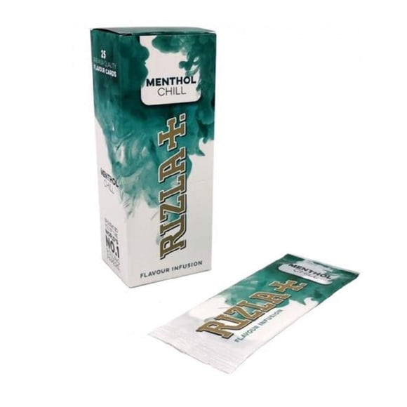 Flavour Infusions Cards Rizla Menthol Chill, caja completa, 25 unidades