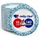 thumbnail image 1 of JOLLY CHEF 10 inch 140 Pack Disposable Paper Plates, 1 of 3
