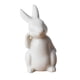 thumbnail image 5 of Estatuilla De Conejo De Cerámica Moderna, Estatua De Pascua, Estantería Para El Hogar, Manualidades Decorativas, Regalo, 4,9x9,5 Cm, 5 of 5