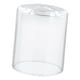 thumbnail image 2 of Pantalla de lámpara de cristal transparente, cubierta decorativa, pantalla cilíndrica, lámpara colgante, lámpara colgante para habitación de luz, , 12cmx15cm, 2 of 5