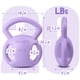 thumbnail image 2 of Kettlebell Yes4All de 5 a 12 kg para entrenamiento de fuerza para mujer, morado, 2 of 8