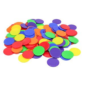 Bothyi - 100X Contadores De Matemáticas Para Niños, Fichas De Conteo De Bingo Para Aulas, Oficinas, Alojamientos, 19Mm Sólidos
