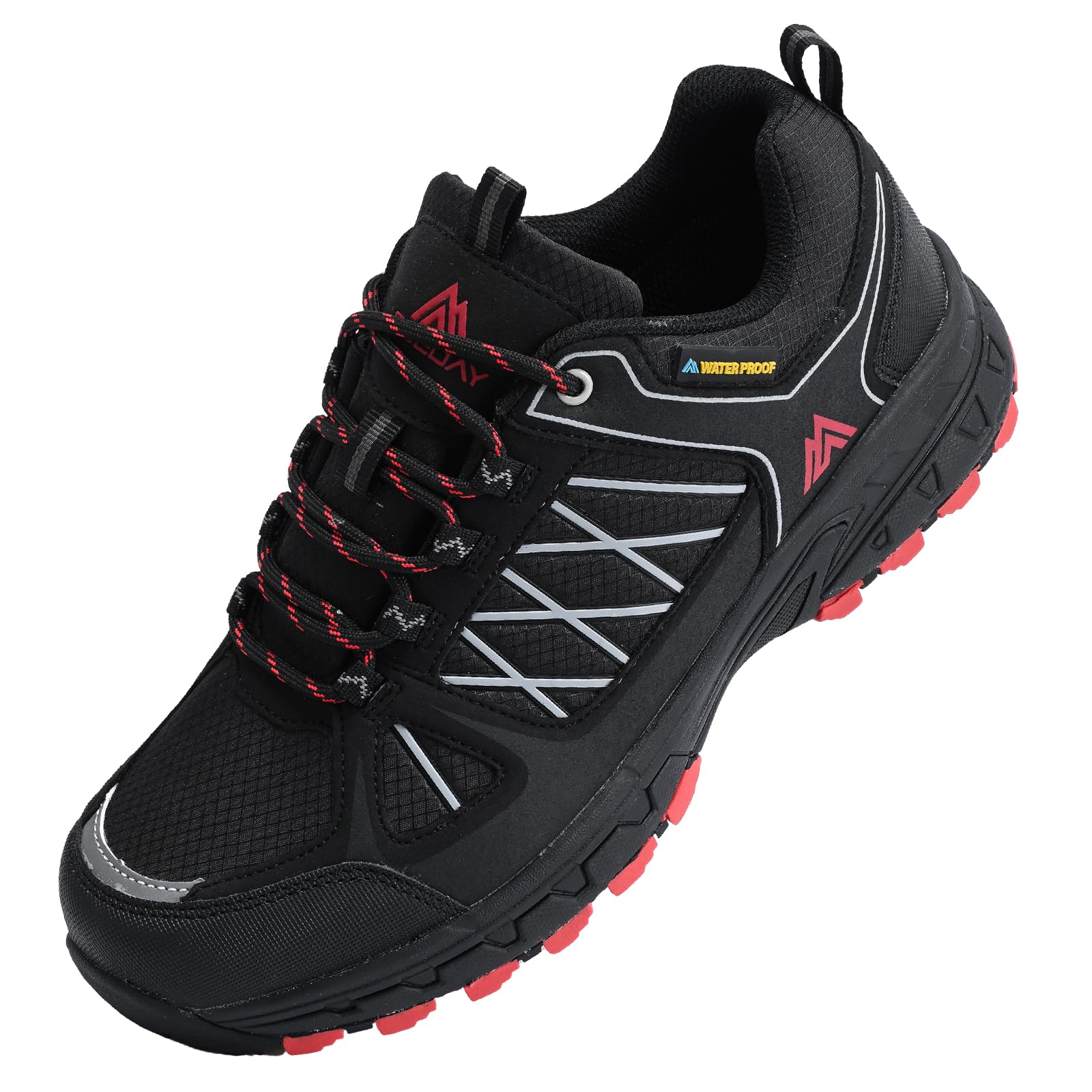 Zapatillas De Senderismo Queday Waterproof Para Hombre, Color Verde, Talla 9.5