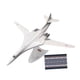 thumbnail image 4 of Modelo De Avión Bombardero Estratégico Tupolev TU-160 A Escala 1/200, Modelo De Avión Realista Soviético, 4 of 5