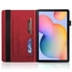thumbnail image 5 of Funda con relieve del Árbol de la Vida para tablet Samsung Galaxy Tab S6 Lite con soporte, ranuras para tarjetas y soporte para lápiz óptico. Rojo, 5 of 6