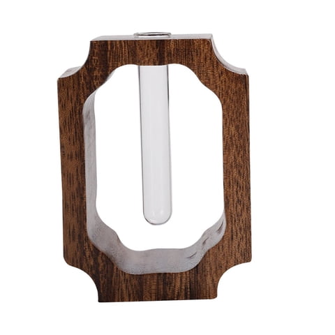 Magideal - Jarrones Para Plantas Hidropónicas, Soporte De Madera Para Estación De Propagación De Plantas, Decoración Para Ceremonias De Té, Maceta De Bonsái Para