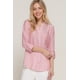 thumbnail image 5 of Camisa Tejida A Rayas Con Cuello Redondo Y Abertura Larga, 5 of 5