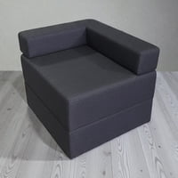 Diseños Valestrini - Sofa Cama Arkos En Lino Negro