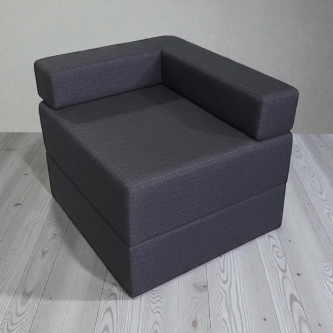 Diseños Valestrini - Sofa Cama Arkos En Lino Negro