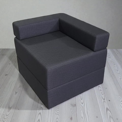Diseños Valestrini - Sofa Cama Arkos En Lino Negro