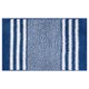 thumbnail image 1 of Alfombra de baño de chenilla a rayas con bordes REGALWOVEN, alfombra de piso de baño antideslizante, lavable a máquina azul 20" x 32", 1 of 6