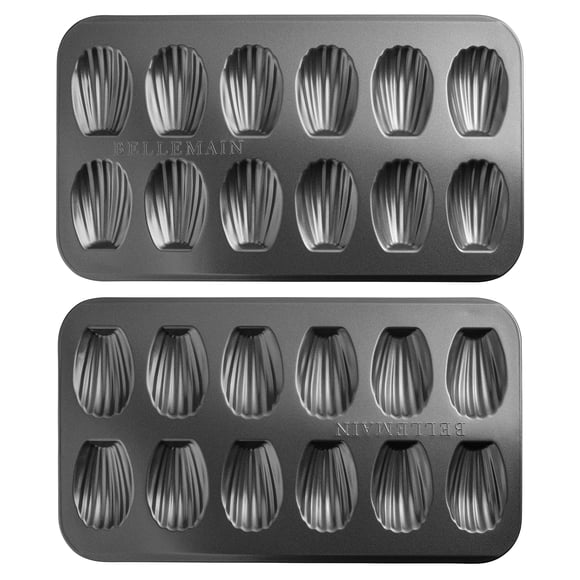 Molde para Madeleines Bellemain de Acero al Carbono Antiadherente 2 Unidades