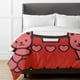 thumbnail image 2 of Hello Kitty Bedding Sets Cartoon Duvet Cover Lightweight 3 Piece Bet Sets for Kids Boys Girls, 2 of 5