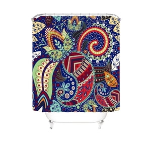 Genérico - Cortina Para Baño Con Forro De Ducha 180 Cm L59