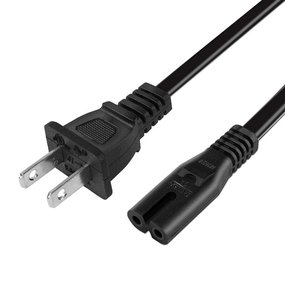 Cable de alimentación de 2 clavijas compatible con Epson Workforce/Stylus/Ecotank