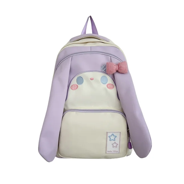 Bags for Women 2024 High Quality Oxford Patchwork Backpack Zipper Casual Softback Student Bag Soft Handle Designer Backpack