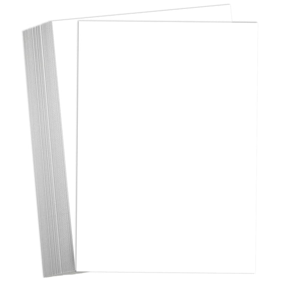 Cartulina Hamilco, color blanco, 8,5 x 11, 176 g/m², 65 libras, cubierta de 50 unidades
