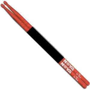 Baqueta Vic Firth 7A Nova Punta De Madera Rojas