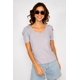 thumbnail image 1 of Polera Rib Antonia Denim azul XL, 1 of 5