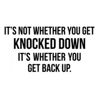 Rienda Libre Graphics - Decomural Whether You Get Back Up Sports Ws-43042