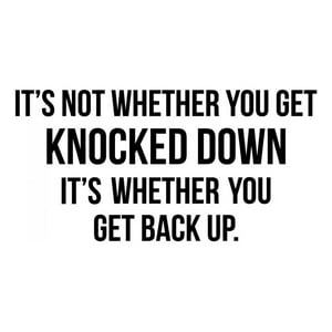 Rienda Libre Graphics - Decomural Whether You Get Back Up Sports Ws-43042