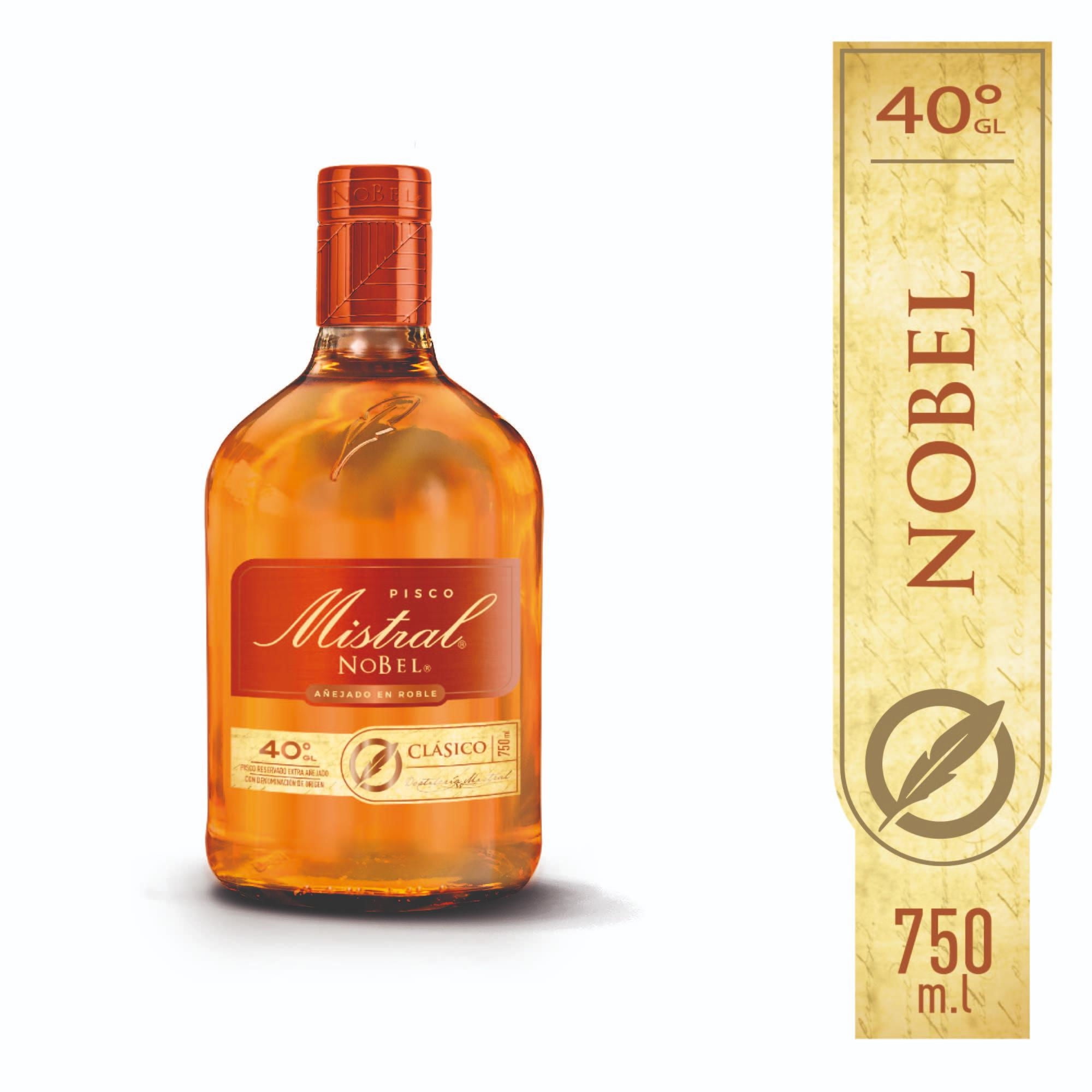 Pisco Mistral Nobel 40° Botella