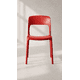 thumbnail image 2 of Pack de 8 Sillas Kentucky de Terraza Exterior o Comedor  - Roja, 2 of 6