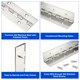 thumbnail image 5 of Uxcell Bisagra de Piano de Acero Inoxidable Bisagra Continua para Puertas de Armario Puertas de Guardarropa Plata 30 Pulgadas x 1.5 Pulgadas, 5 of 7