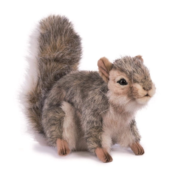 Peluche Hansa Sitting Squirrel gris para niños de 3 a 100 años