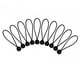 thumbnail image 2 of 10 Piezas Cuerdas Elásticas de Bolas de 6 Pulgadas Cuerda Elástica para Exteriores con Bolas Bridas para Cables Resistentes y Livianas para Trabajo Pe, 2 of 5