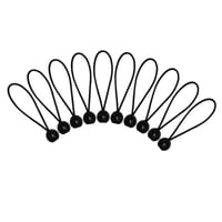 Ioensy - 10 Cuerdas Elásticas De Bola De 6.0 In De Alta Resistencia Para Refugio, Camping, Carga De Lona.