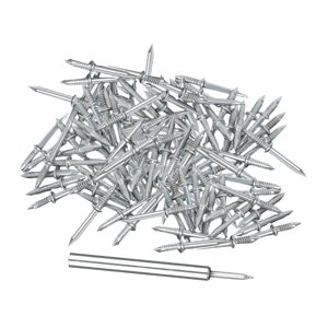 Magideal - Clavo De Hilo Para Zócalo De Doble Cabeza Sin Costuras, Clavo Que No Deja Marcas Para Zócalos, Línea De Zócalo Sin Marcas, Clavo Con Clavo Específico 50 Pcs