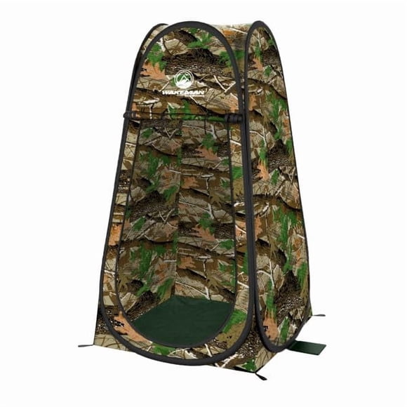 Carpa de ducha privada Wakeman Outdoors Pop Up Pod Camo