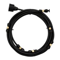 Magideal - Sistema De Enfriamiento Por Nebulización, Accesorios Para Rociadores Manguera De Nebulización De 20 Pies (6 M) 6 Boquillas De Nebulización De Latón 1