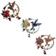 thumbnail image 2 of 3pcs Metal Bird Wall Sculptures Art Colgadores De Arte Interior Al Aire Libre Decors, 2 of 5