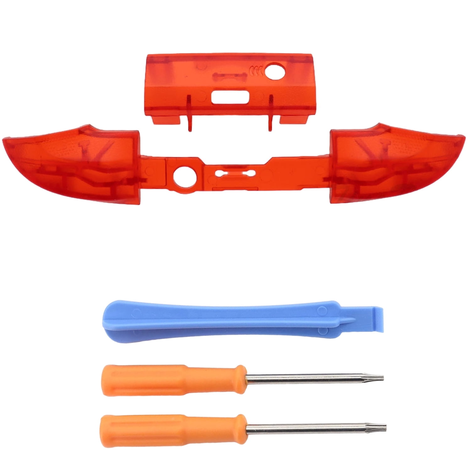 Aaronmei - Set Botones Lb Rb Bumpers Barra Central Soporte Control Xbox Series S X Rojo