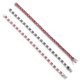thumbnail image 2 of Pulseras de Tenis de Moissanita de 3-6.5 Mm Corte Redondo Color D Claridad VVS1 Pulseras de Diamante Rojo para Mujer Pulseras de Plata Esterlina S925 5.5-9 Pulgadas Joyería con Dije Regalos, 2 of 7