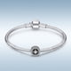 thumbnail image 2 of Charm Dije Abalorio Pulsera Colgante Rombo Brillante Plata 925, 2 of 3