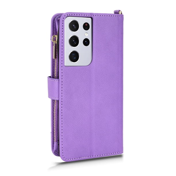 PU Leather Phone Case Multi-functional Phone Bag With Multi-Card Slots For Samsung Galaxy S21 / Samsung Galaxy S21 Plus / Samsung Galaxy S21 Ultra