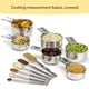 thumbnail image 2 of Set de tazas y cucharas medidoras Simply Gourmet de acero inoxidable, 2 of 8