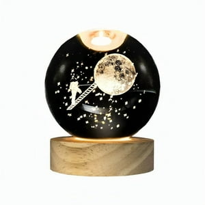 Genérico - Lampara Bola De Cristal Led Astronauta