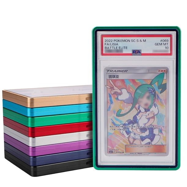 Funda magnética DiaoTu para tarjetas graduadas PSA de 35 pt, resistente a los rayos UV