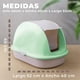 thumbnail image 2 of Arenero Cerrado Transportable Baño Gatos Con Puerta Y Pala, 2 of 5