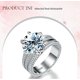 thumbnail image 3 of Anillo de Diamante de Moissanita de 5 Uds para Mujer, Anillos de Moissanita de Plata Esterlina 925, Anillos de Aniversario, Promesa y Boda para Ella con Certificado, 3 of 7
