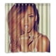 thumbnail image 1 of Cortina de ducha con diseño de Rihanna, juego de cortinas de baño con ganchos, tamaño 66 x 72 pulgadas, 1 of 3