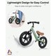 thumbnail image 5 of Bicicleta de equilibrio KRIDDO para niños pequeños de 2 a 5 años, ajustable, verde, 5 of 7