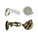 thumbnail image 1 of 24 Unids Clip On Pendientes Hallazgos Ajuste 12mm Cabochon Ajustes DIY Joyería artesanal, 1 of 5